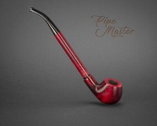 LONG WOODEN SMOKING PIPE FOR