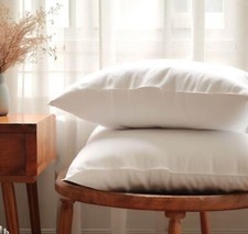 4All 1200gsm Duck Feathers Pillows Pack of 2 Hypoallergenic Support Hotel Down P