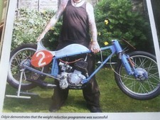 Unusual ARIEL LEADER SPRINTER MOTORCYCLE MAGAZINE ARTICLE