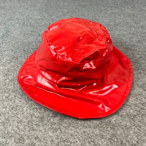 Vintage pvc rain bucket hat - pvc,