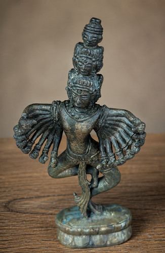 Vintage indian bronze shiva - bronze,