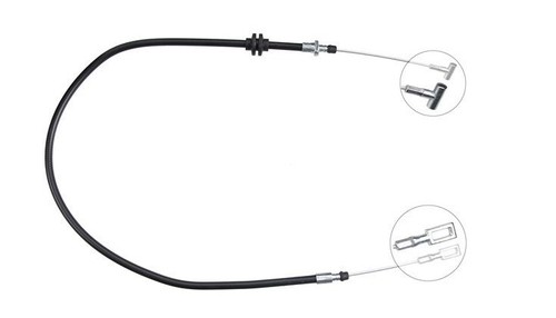 Brake cable rear left right - cable,