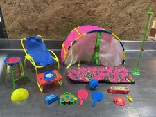 Vintage Retro 1990s 1980s Sindy Outdoor Fun Set Camping Tent & Accessories