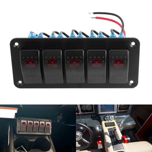 Gang rocker switch toggle - 5,