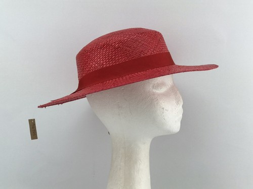 Ladies bermona trend red - bermona, straw