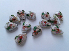 12 Cloisonne Beads