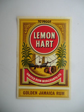 MINT UNITED RUM MERCHANTS LONDON GOLDEN JAMAICA RUM BREWERY BEER BOTTLE LABEL
