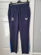 Leinster Castore Rugby Training Travel Tracksuit Bottom Pant Jogger Large VGC
