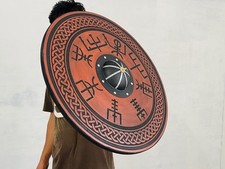 Handmade Wooden Viking Shield