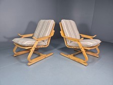 2 Mid Century Lounge Chairs
