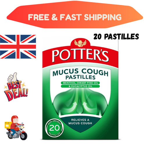 Potter mucus cough pastilles - cough,