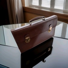 Art Deco Leather Attache Case