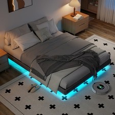  Floating Bed Frame with LED