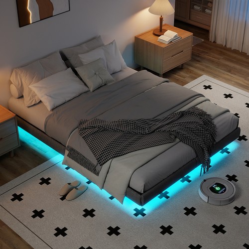 Floating bed frame - ,