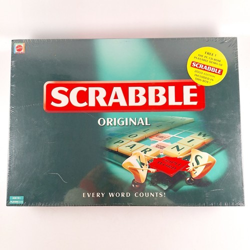 Mattel scrabble board game - board,