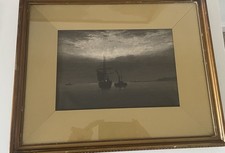 William Thomas Nichols Boyce 1857-1911 (att) ‘Off Cullercoats’ Pen & Wash.