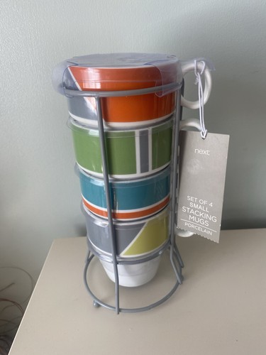 Next set four stacking mugs - next, of