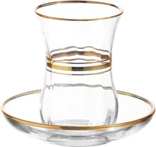 Lav Turkish Tea Cups and