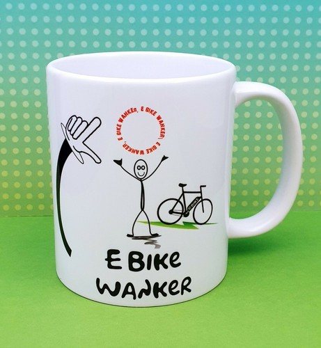Bike wanker mug cycling - e, mug.