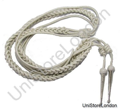 Aiguillette silver mylar - aiguillette,