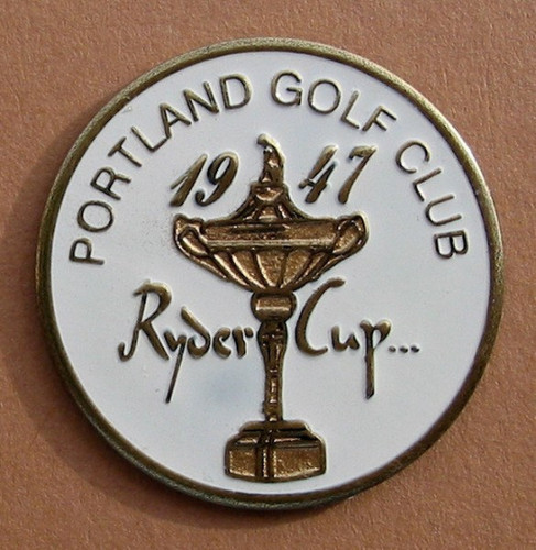 1947 ryder cup hand - hand, painted