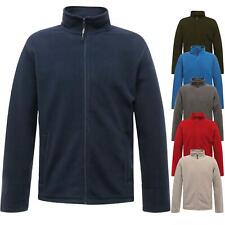 Regatta Mens Micro Full Zip Lightweight Fleece Anti Pill Jacket Shockcord Hem