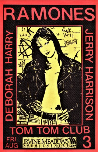 Ramones concert poster - ramones, 12"x18"