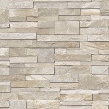 3D Vinyl Split Face Tile Stone Brick Effect Wallpaper Washable Vinyl Sand Stone