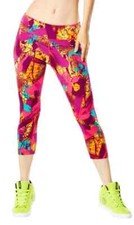 Authentic Zumba So Samba Perfect Capri Leggings XS, Small, Large, 2XL - NWT