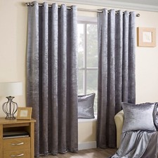 Velva crushed velvet silver - crushed,