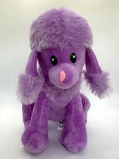 Purple Poodle Plush Dog – 22cm – Soft Toy – CE Label – Excellent Condition