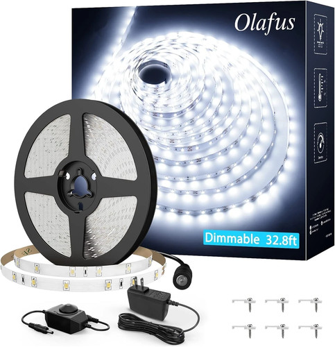 White led strip lights 8ft - white,