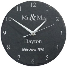 Personalised Mr and Mrs Slate