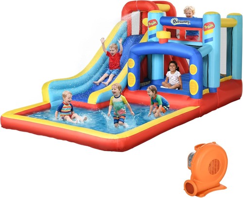 Inflatable bouncy castle water - bouncy,