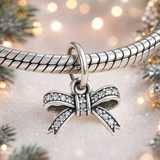 Festive Crystal Bow Pendant
