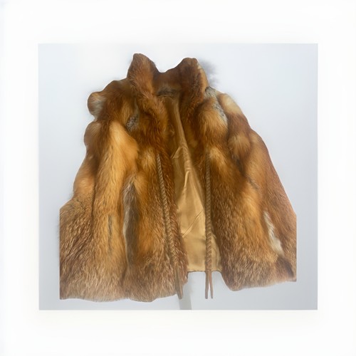 Vintage 1970s real red fox - 1970s, fur