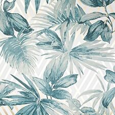 Teal Tropical Metallic Gold