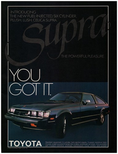 1979 toyota celica supra print - celica,