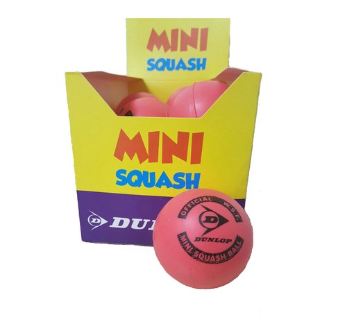 Dunlop mini squash balls 12 - balls,