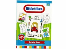 Childrens Little Tikes Colouring Activity Book Thick Lines 50 Sheets Age 3+