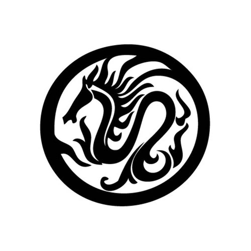 Dragon sky fire - fire, decal