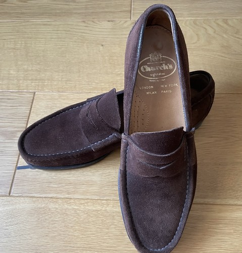 Fine brown suede - , church’s
