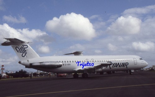 35mm airliner slide - bac, 1-11