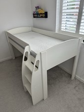 Stompa Uno S Plus Mid-Sleeper Bed Frame & Mattress