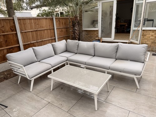 Seater metalsofa for garden - 5,