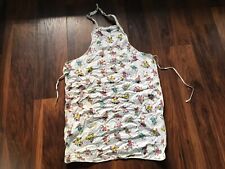 VINTAGE CHILDRENS CLOUN DESIGN PVC PAINTING APRON 1960’s VGC