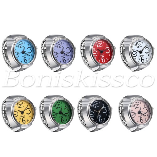 Finger ring watches - watches, elastic