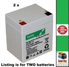 Lucas 12v 5ah evo - x, 120,