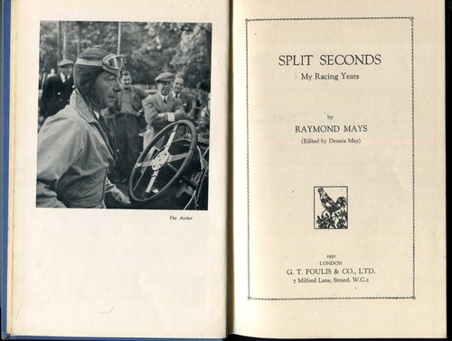 Split seconds raymond - split, mays