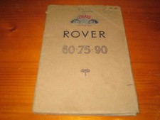 Betriebsanleitung Rover 60